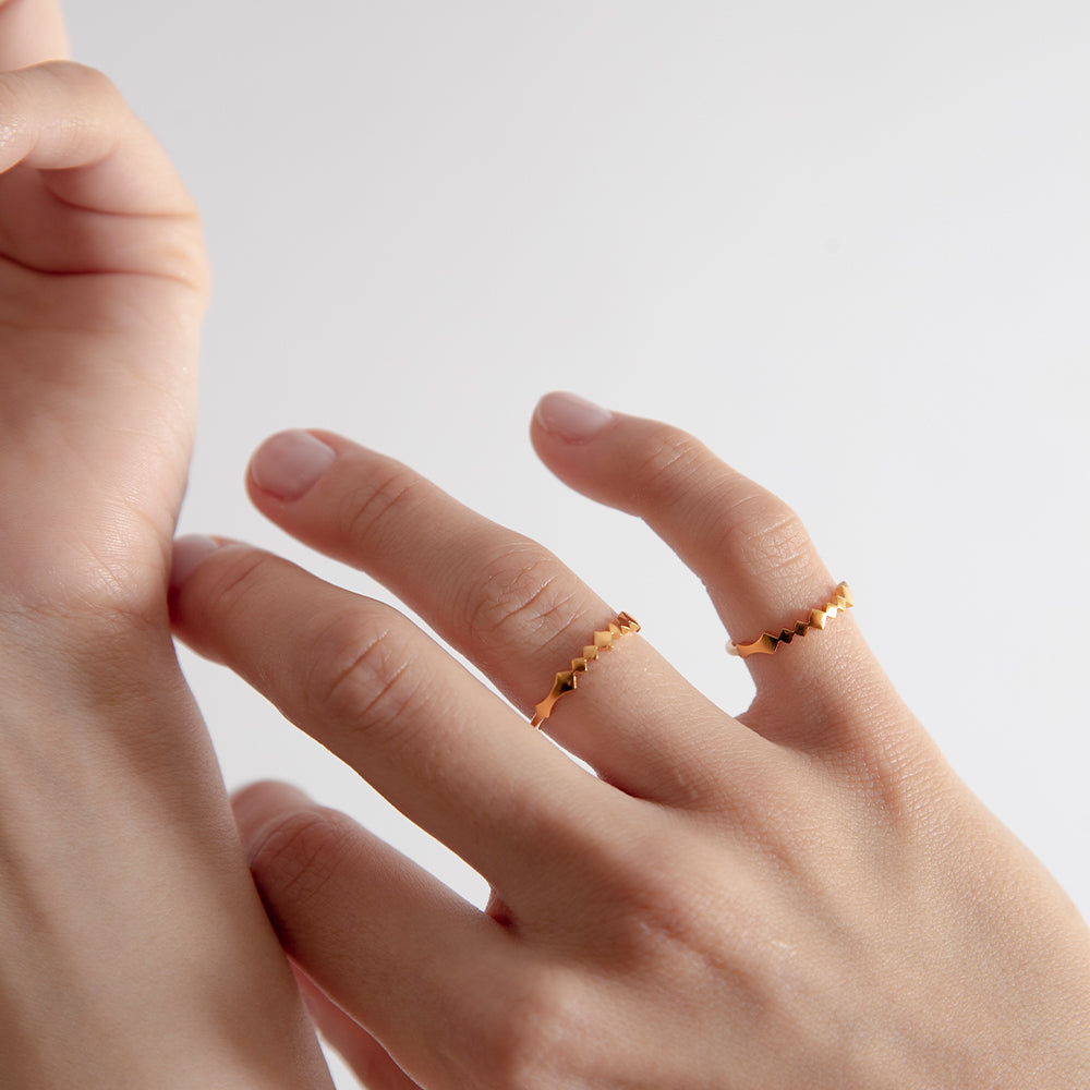 Alexa δαχτυλίδι χρυσό