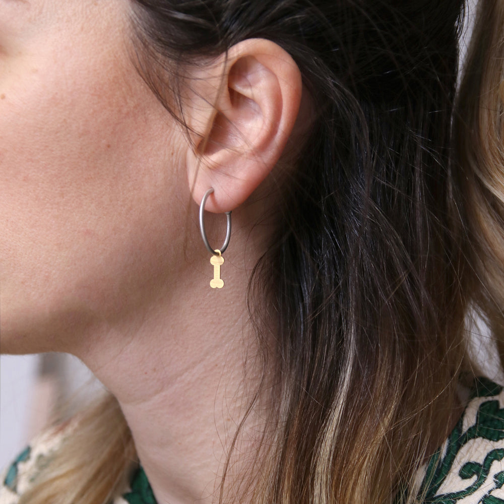 Charming Hoops L σκουλαρίκια ασημί