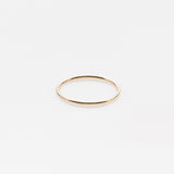 Wire βεράκι δαχτυλίδι κίτρινο χρυσό 14Κ