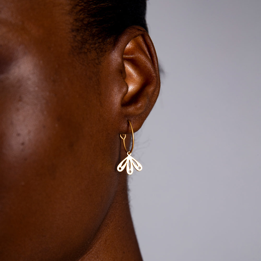 Fish Bouquet κρίκοι χρυσό