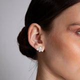 Fish Bouquet σκουλαρίκια καρφωτά ασημί