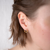 The Crew Doris σκουλαρίκια καρφωτά χρυσό