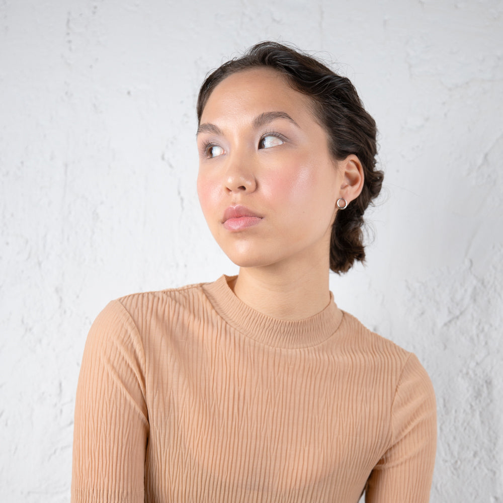 The Crew Doris σκουλαρίκια καρφωτά ασημί