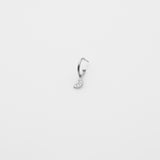 2021 Toy lemon slice στοιχείο για κρίκο ασημί