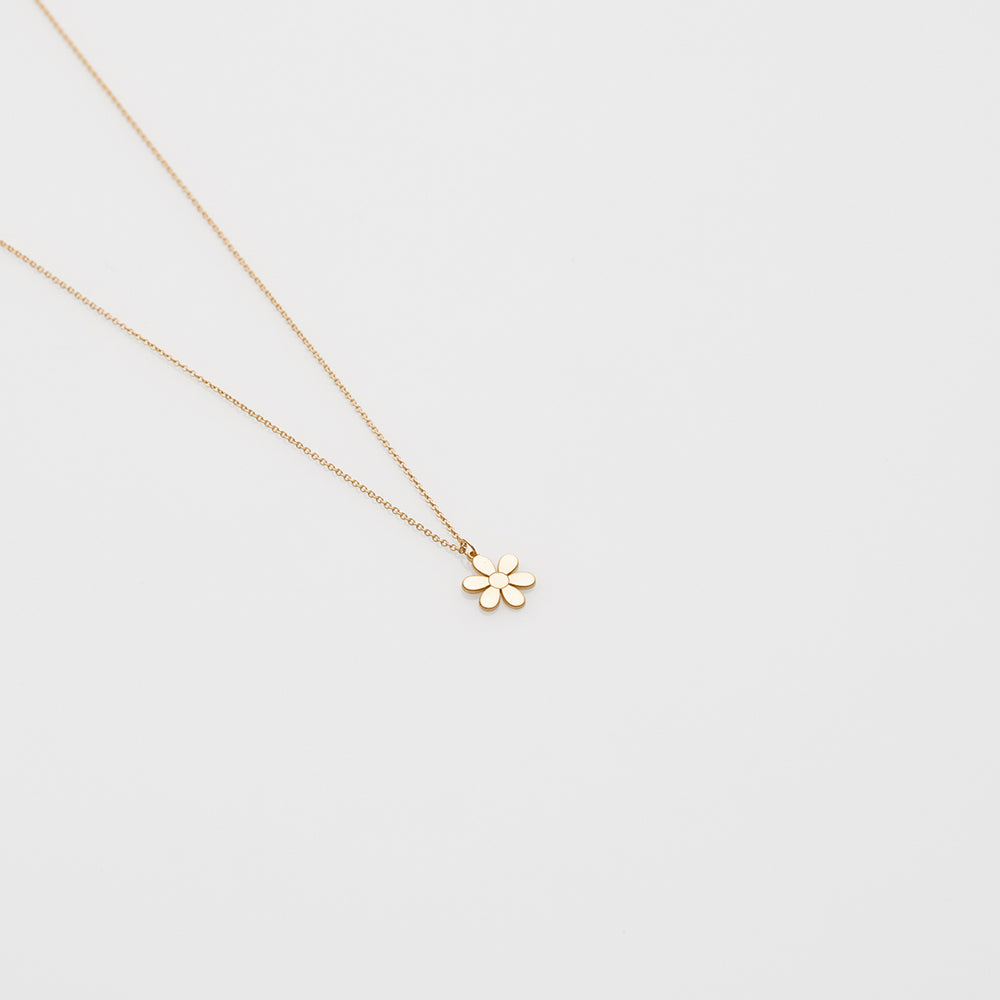 2021 Toy daisy κολιέ κίτρινο χρυσό 14Κ