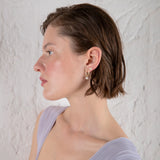 Free the Pearls arch σκουλαρίκια κίτρινο χρυσό 14Κ