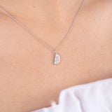 2021 Toy lemon slice κολιέ ασημί