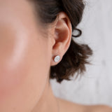 2021 Toy Yin Yang σκουλαρίκια ασημί