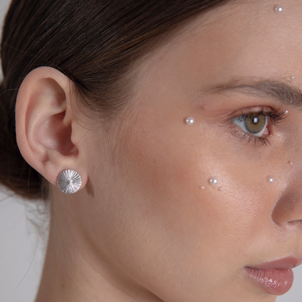 Sea & Sun sun σκουλαρίκια καρφωτά ασημί