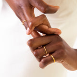 Tiny Treasures navette δαχτυλίδι χρυσό