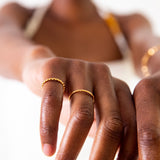 Tiny Treasures snakeskin δαχτυλίδι χρυσό