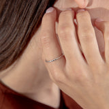 Tiny Treasures snakeskin δαχτυλίδι ασημί